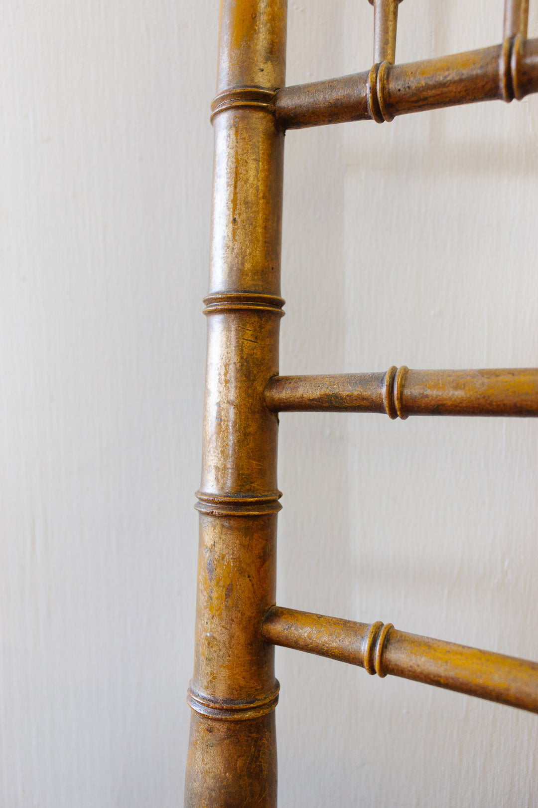 rare antique french chiavari chairs, set of 2