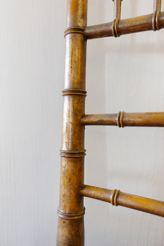 rare antique french chiavari chairs, set of 2