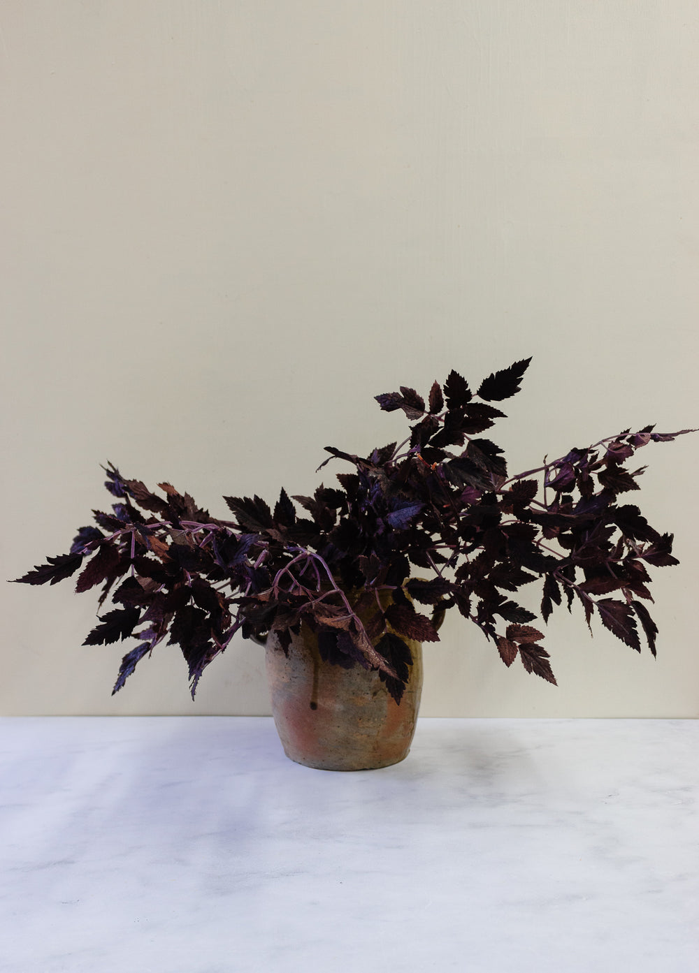 antique French terra cotta confit pot