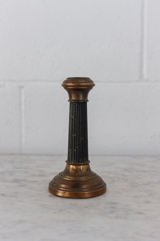 vintage french pillar candle stick