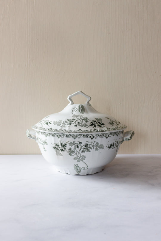 vintage french transferware soupière