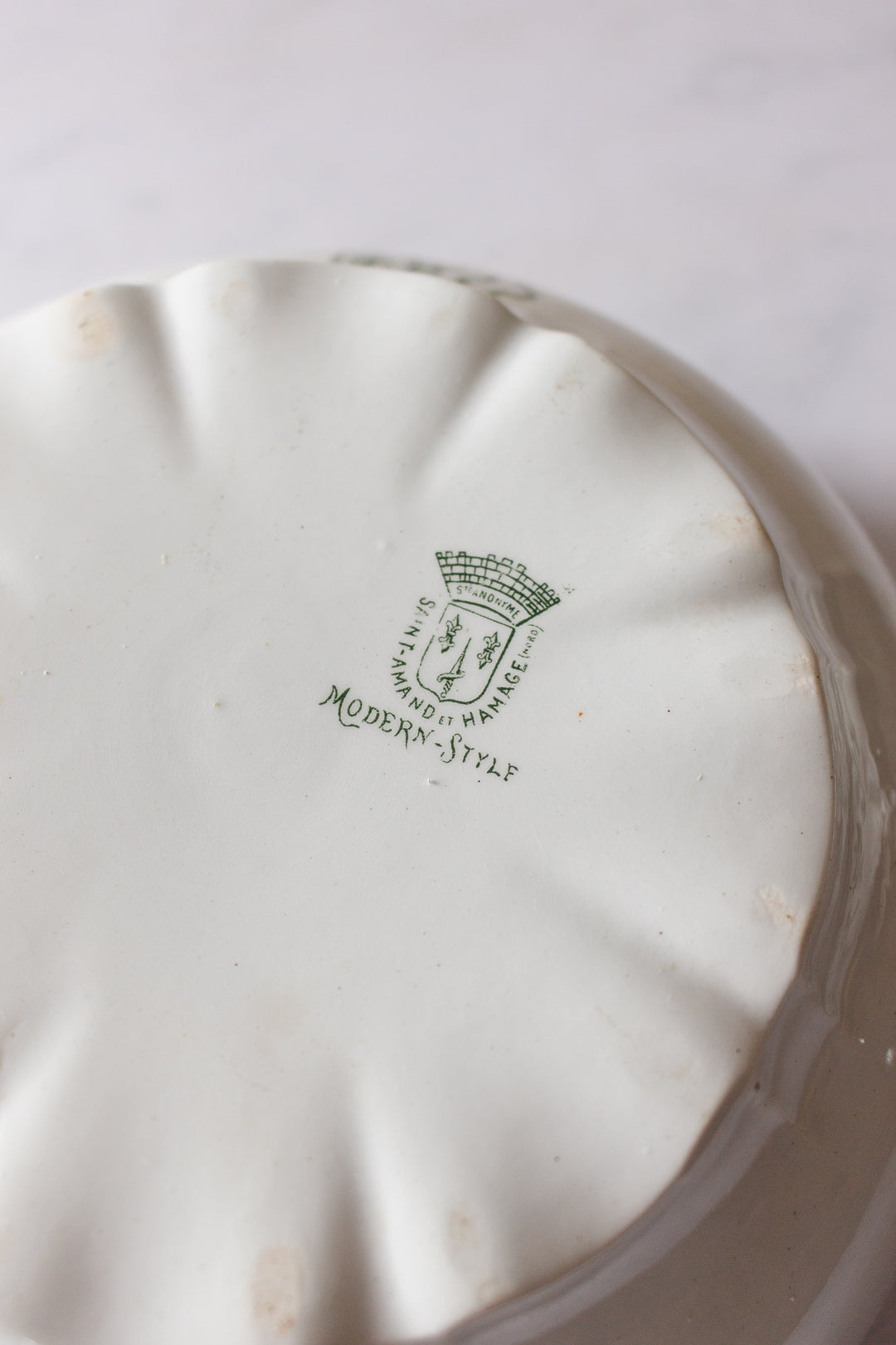 vintage french transferware soupière