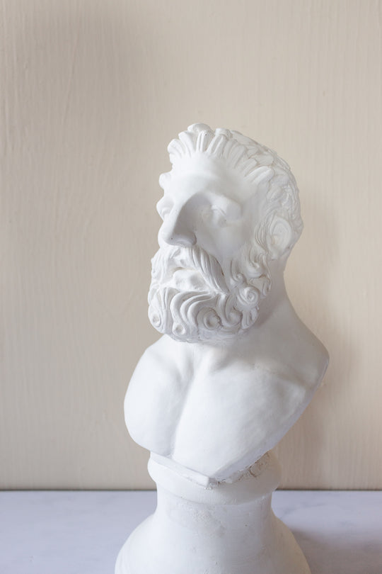 vintage French Grecian bust