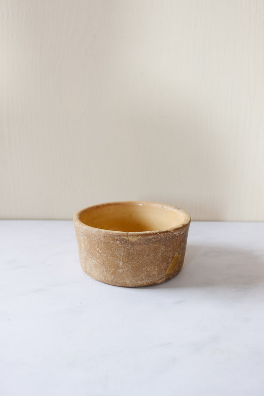 antique French terra cotta cheese mold