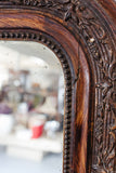 antique french carved louis philippe mirror with wavy glass