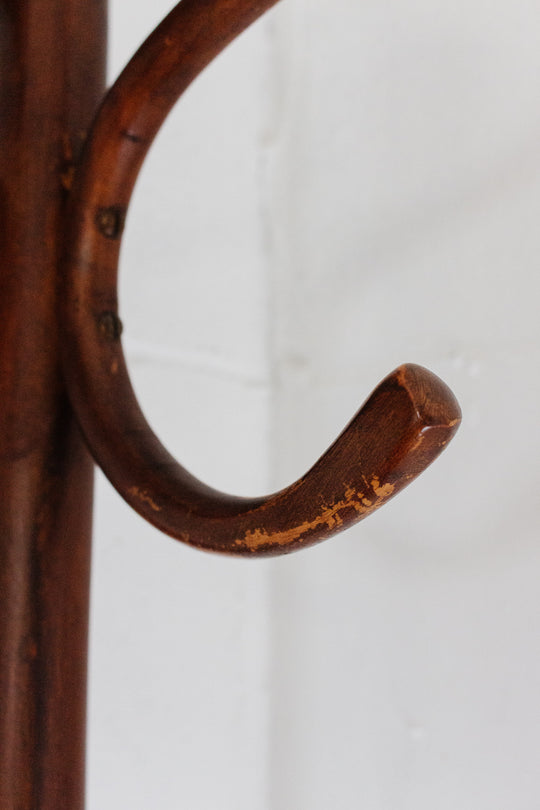 turn of the century Fischel bentwood hall stand