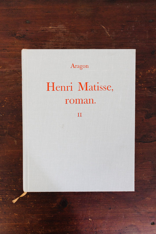 “Henri Matisse: roman” two volume first edition set, Louis Aragon