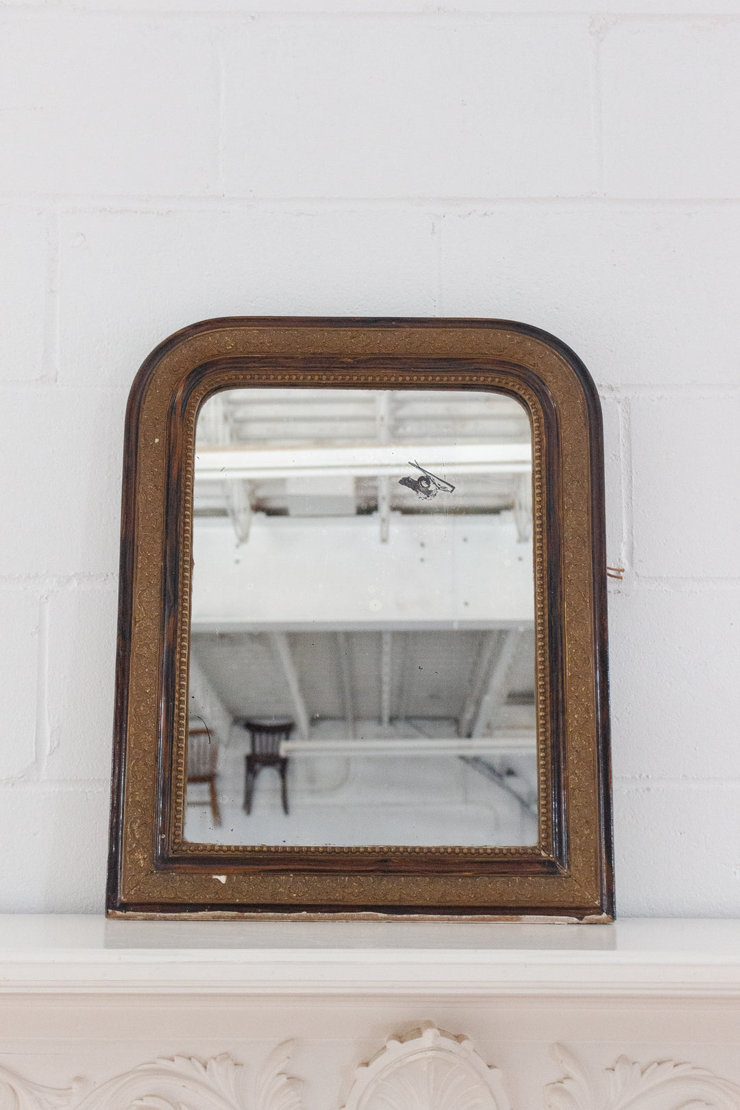 antique french "petite" louis philippe mirror