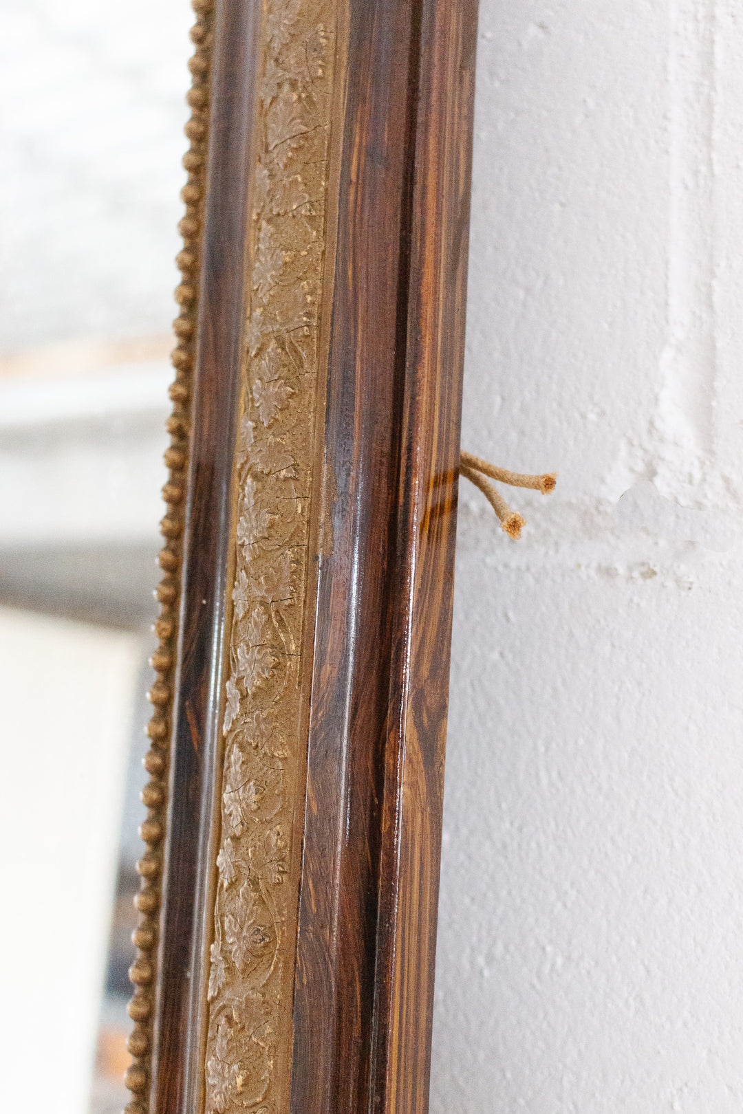 antique french "petite" louis philippe mirror