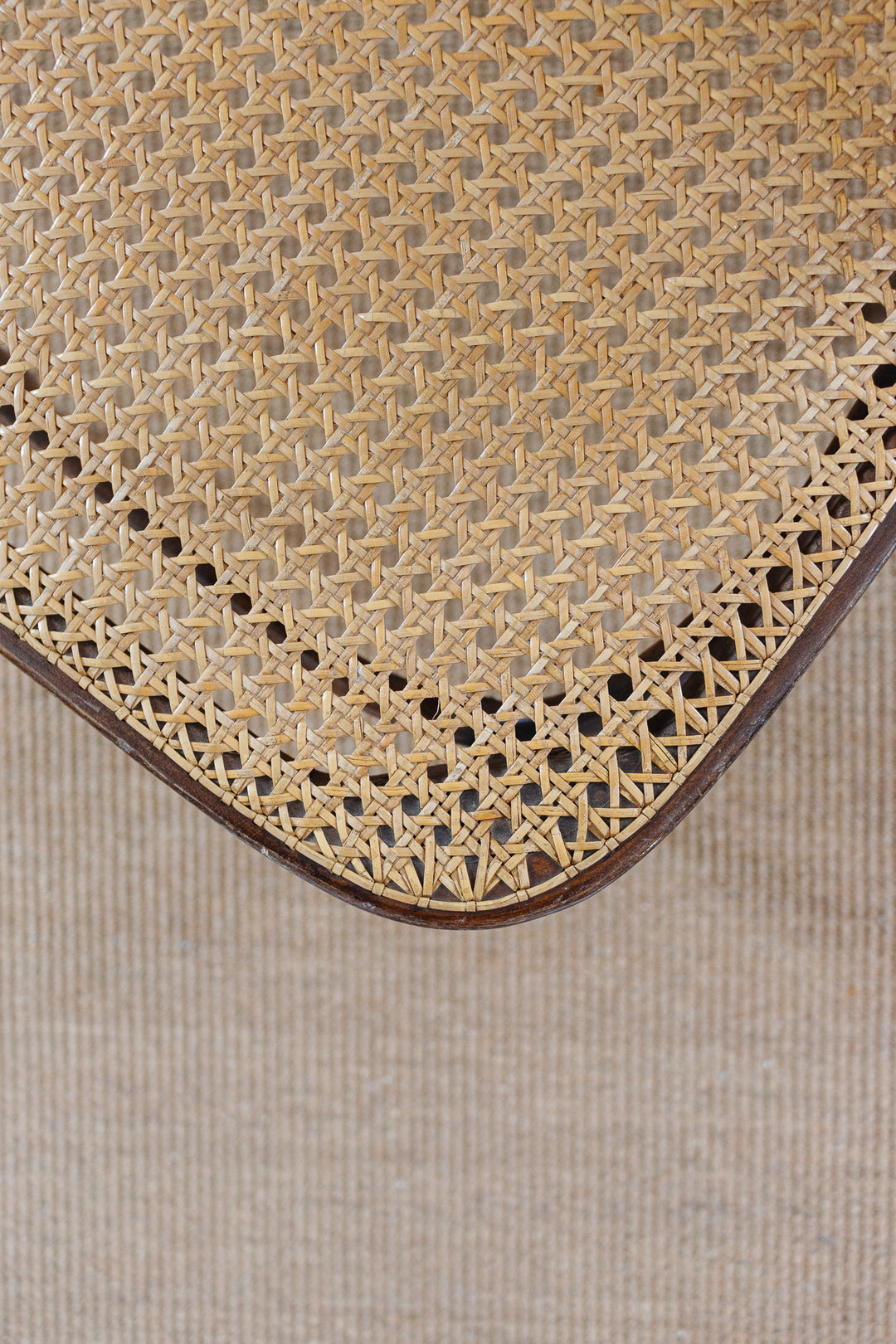midcentury french bentwood and cane chair