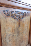 antique french art deco marble top sideboard