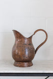 antique French hand forged copper vessel