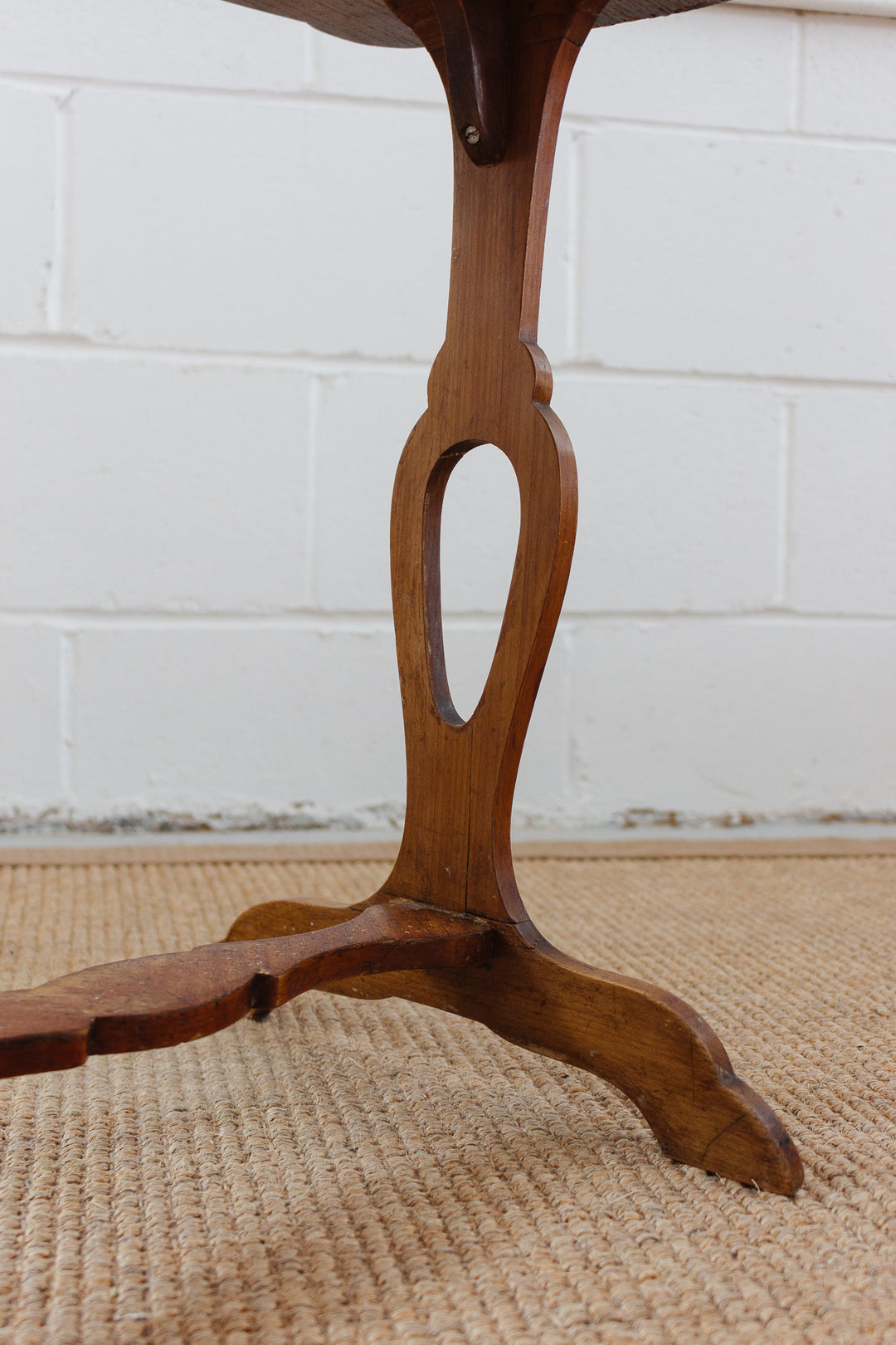 turn of the century french wood inlay and brass side table