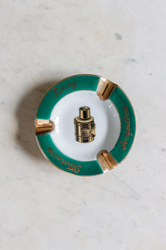 vintage french advertising ashtray