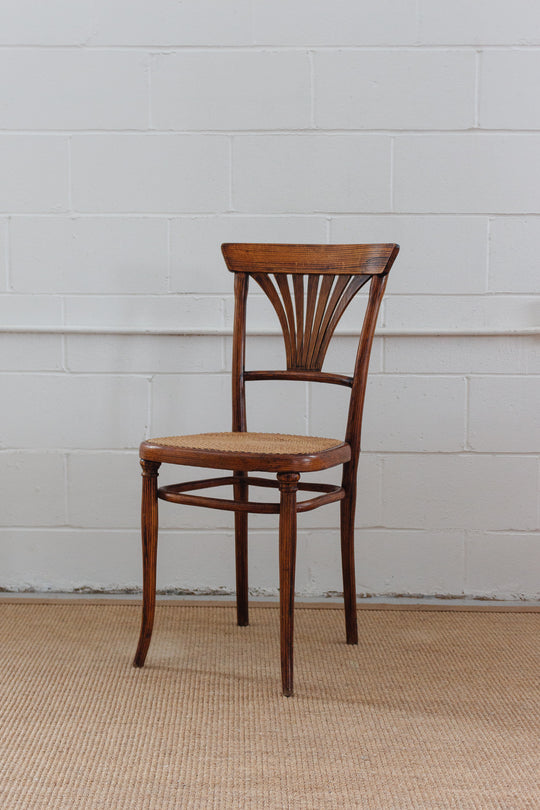 set of turn of the century Thonet no. 221 chairs