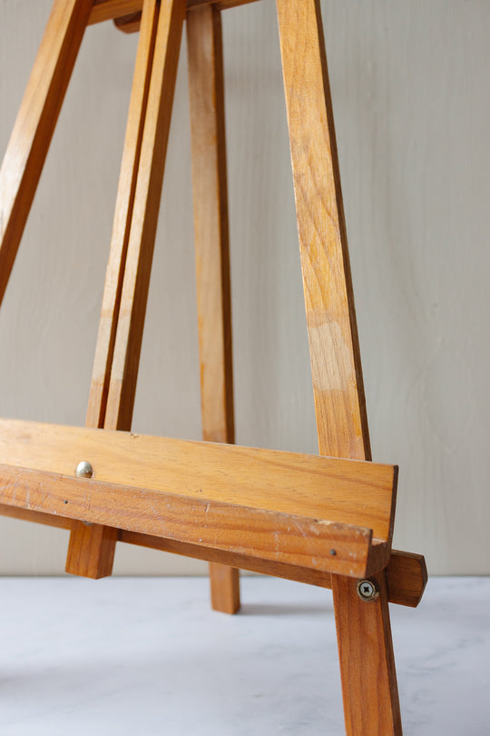 vintage French table top artist easel