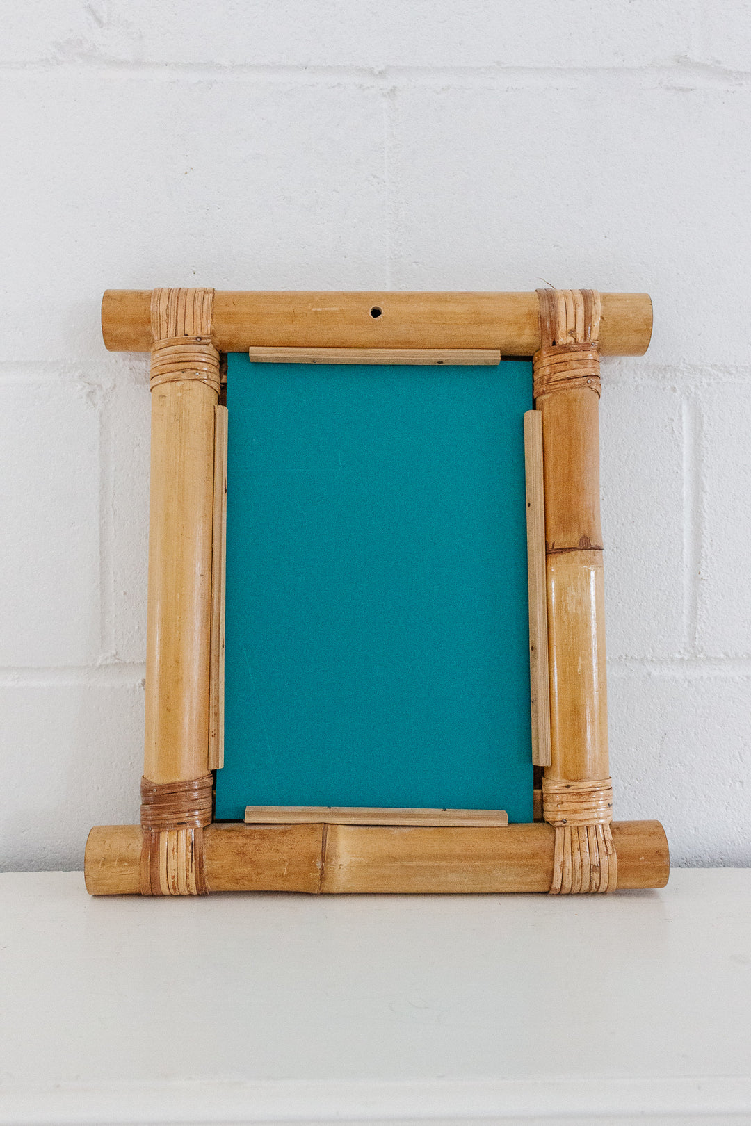 mid century French bamboo mirror