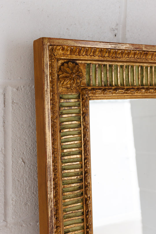 turn of the century French Empire style gilt mirror