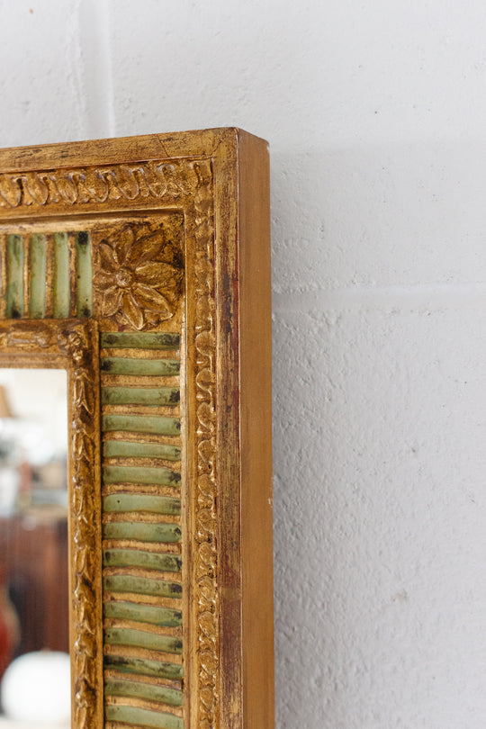 turn of the century French Empire style gilt mirror
