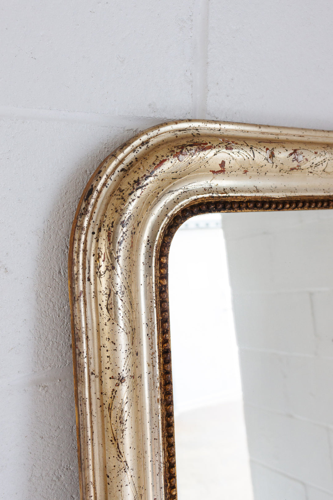 antique french louis philippe gold mirror