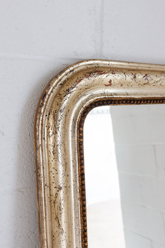 antique french louis philippe gold mirror