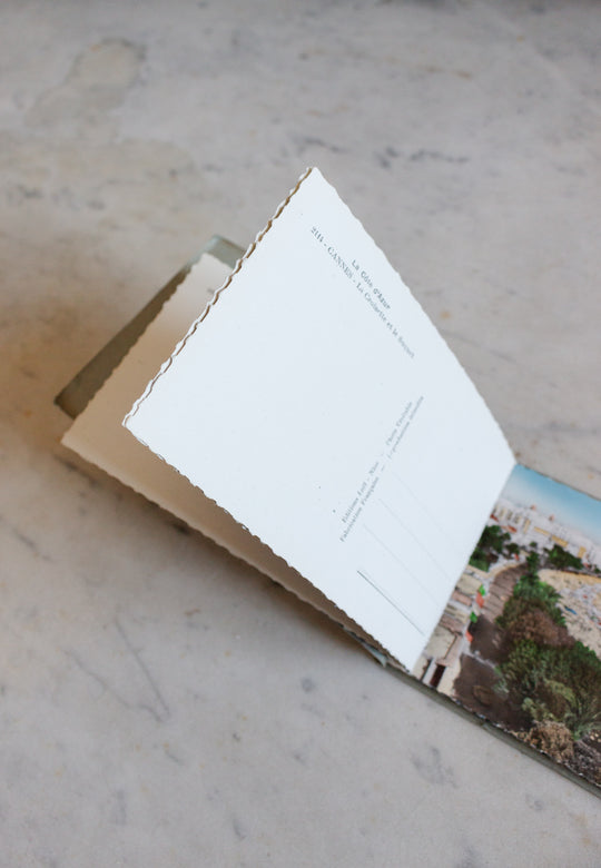 set of 1950s French souvenir postcard books