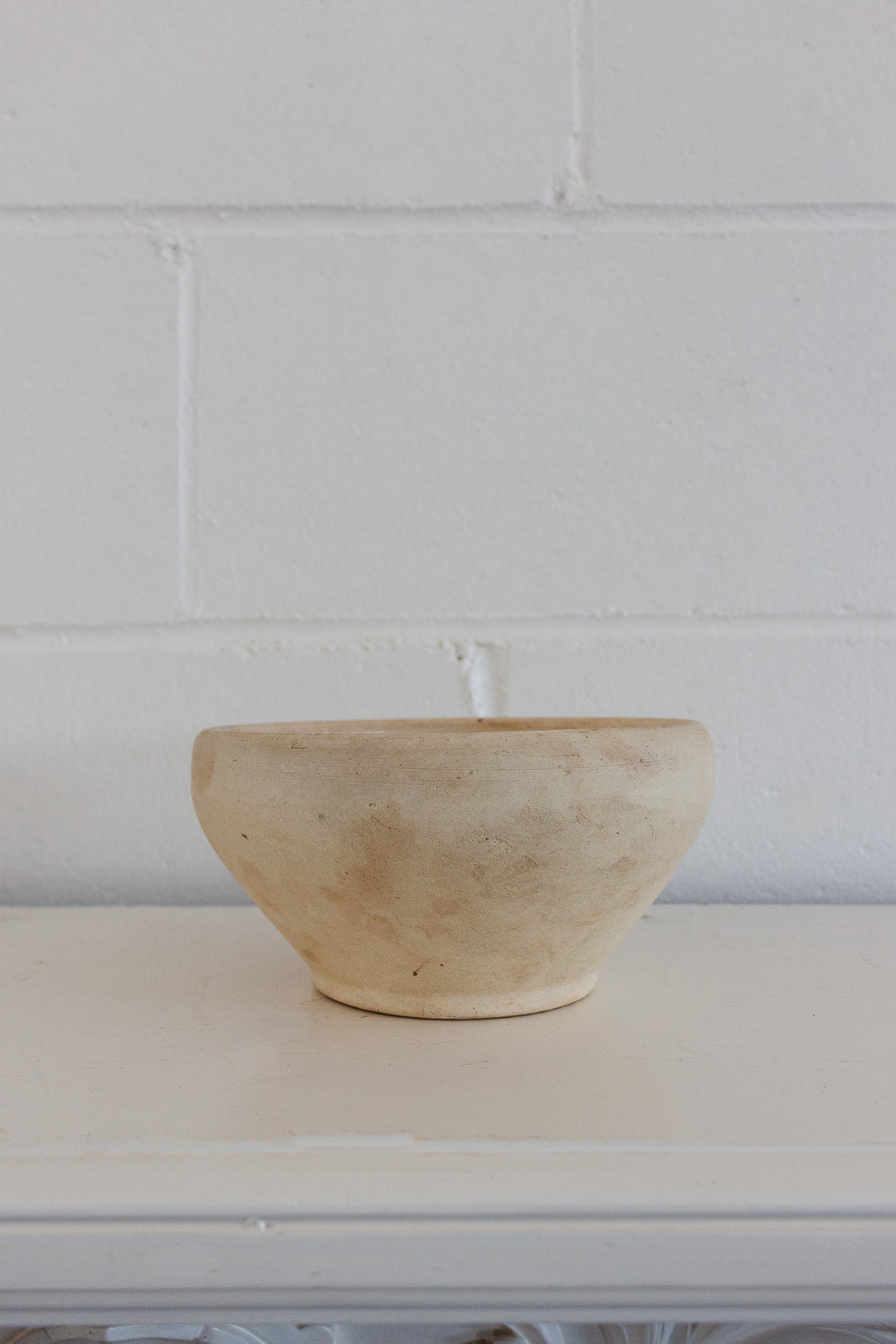 set of two vintage Digoin stoneware bowls