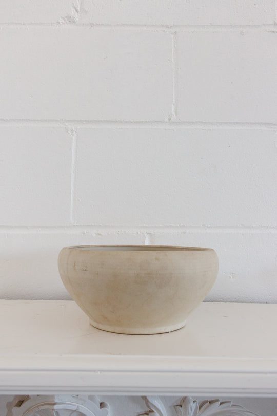 set of two vintage Digoin stoneware bowls