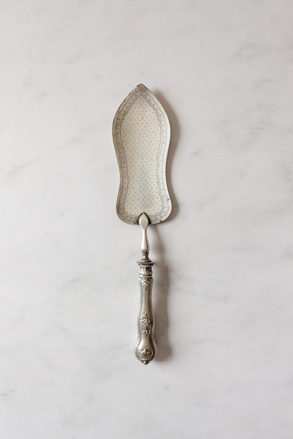 antique french ornate cake server