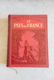 1925 “le pays de france” leather bound book