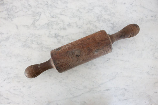 antique French rolling pin