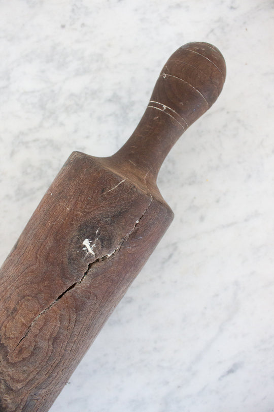 antique French rolling pin