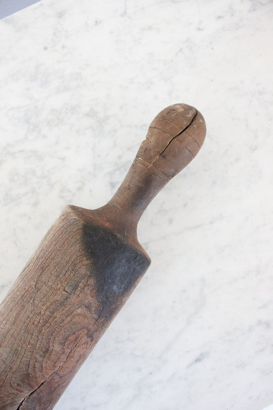 antique French rolling pin