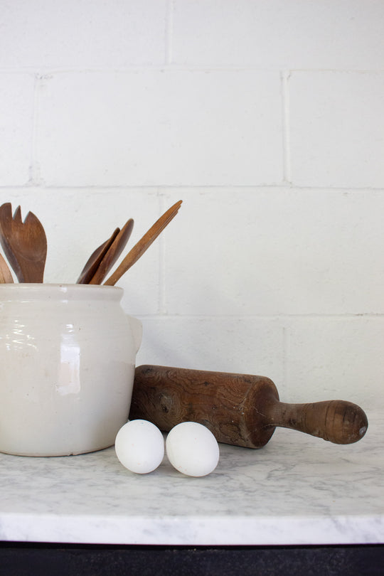 antique French rolling pin