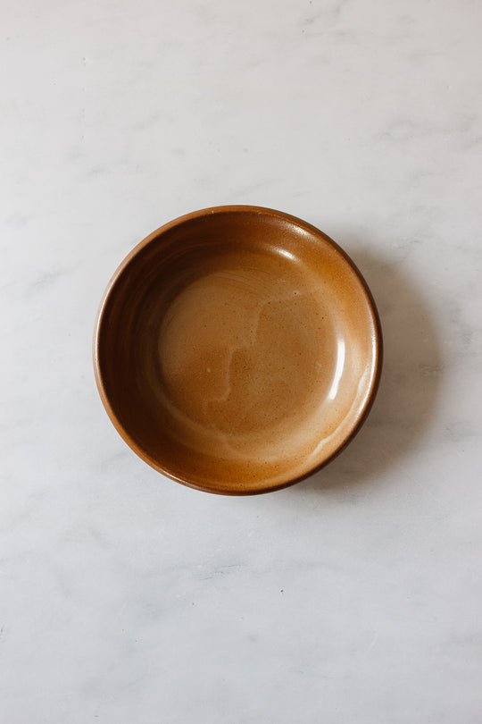 vintage french "grès de Brenne" stoneware plates, set of 7