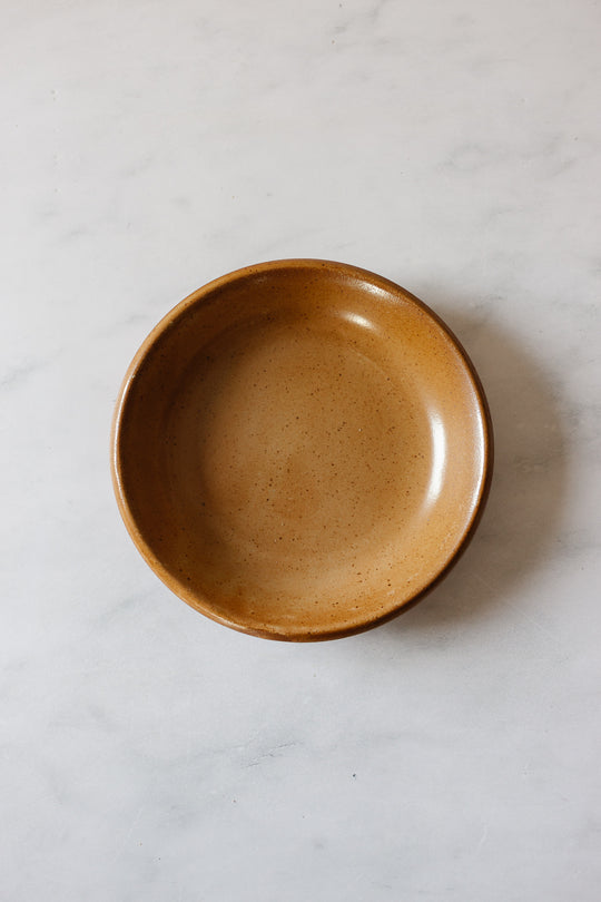 vintage french "grès de Brenne" stoneware plates, set of 7