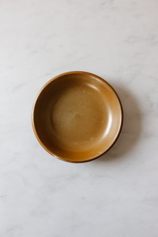 vintage french "grès de Brenne" stoneware plates, set of 7