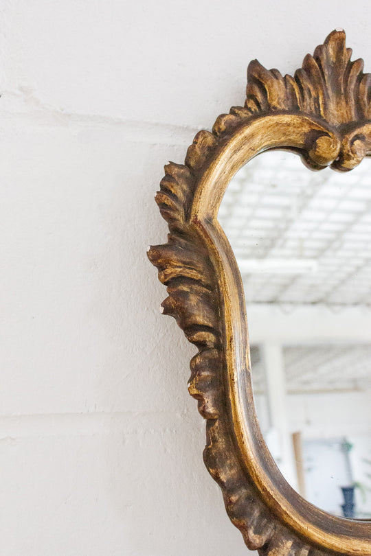 vintage Italian ornate florentine mirror