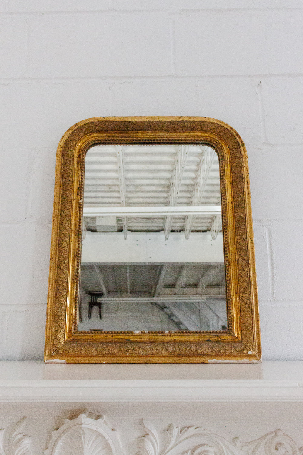 antique french gold louis phillippe mirror