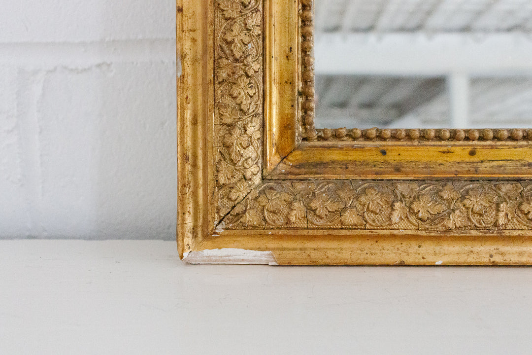 antique french gold louis phillippe mirror