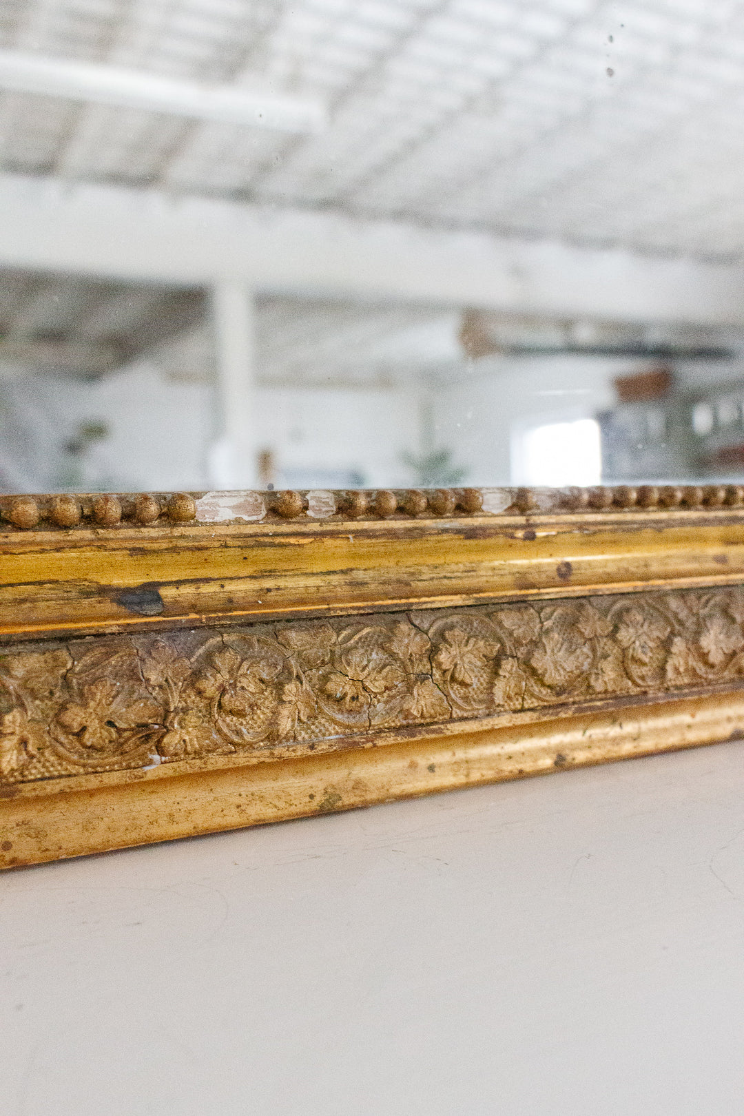 antique french gold louis phillippe mirror