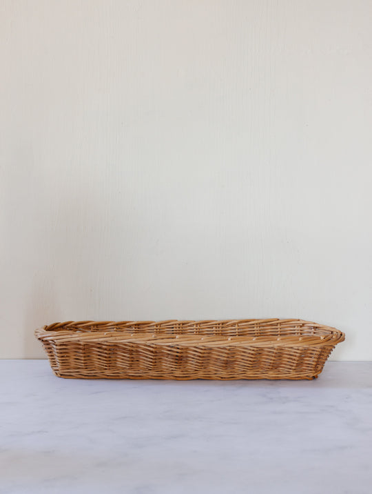 vintage french baguette basket