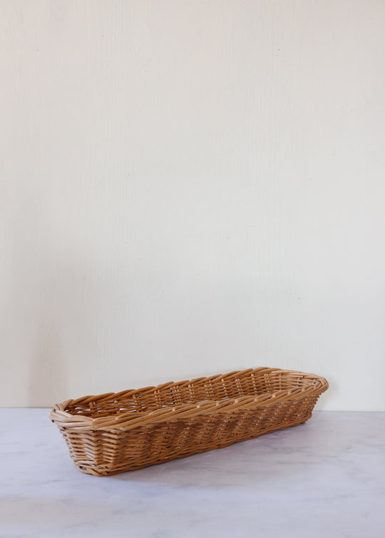vintage french baguette basket