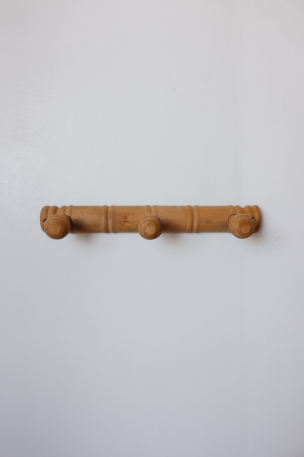 vintage french carved wood porte-manteau