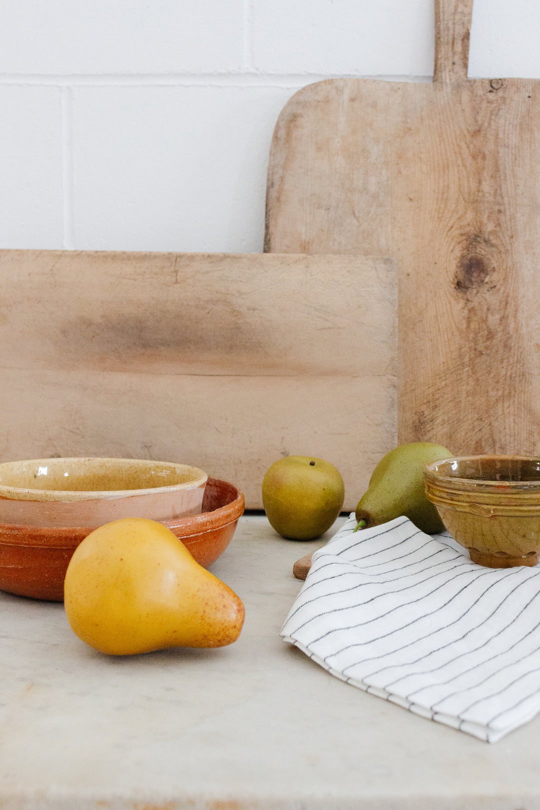 vintage french glazed stoneware berry bowl