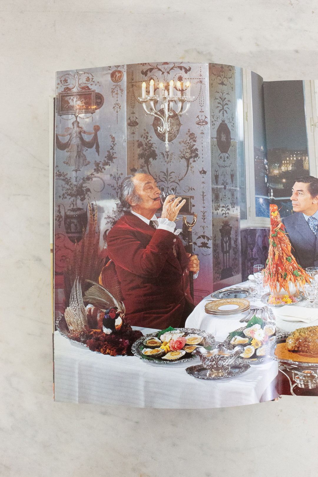 rare 1st edition salvador dali vintage cook book "les dîners de gala"