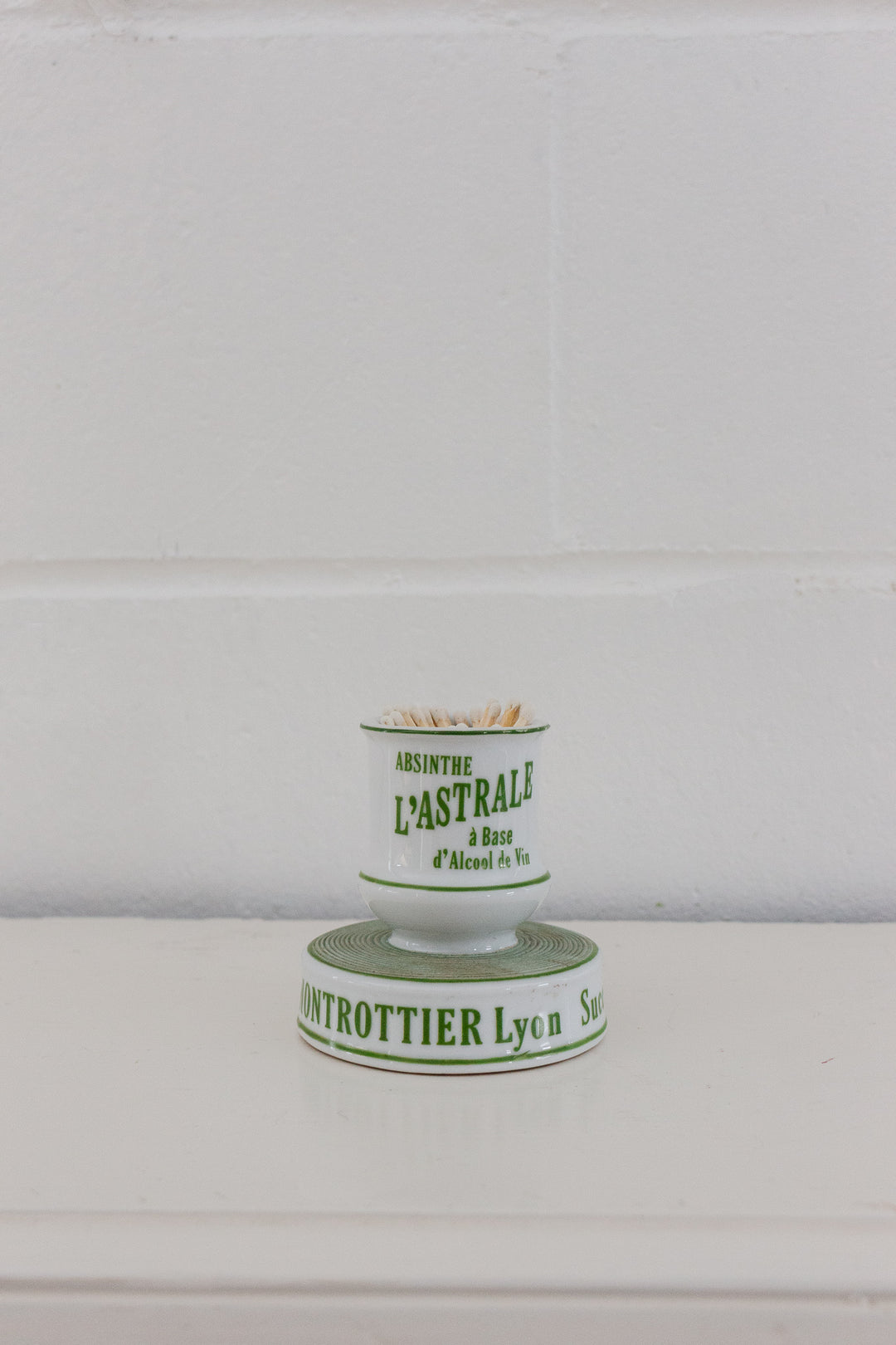 antique french absinthe l'astrale match strike