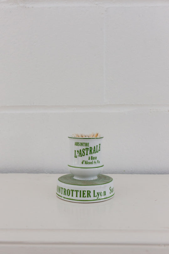 antique french absinthe l'astrale match strike
