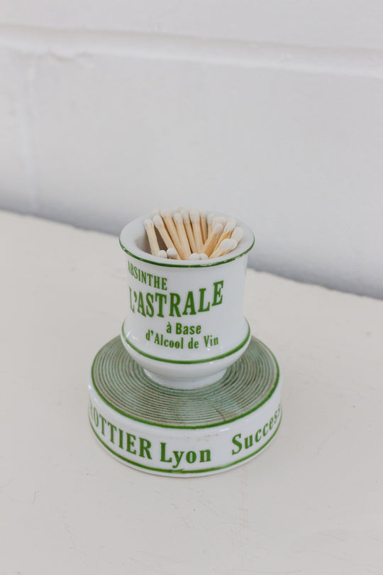 antique french absinthe l'astrale match strike