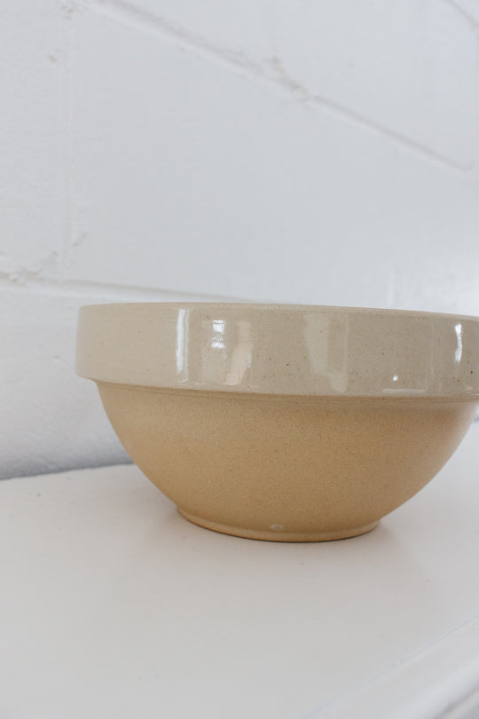 vintage french Digoin stoneware bowls, set of 2